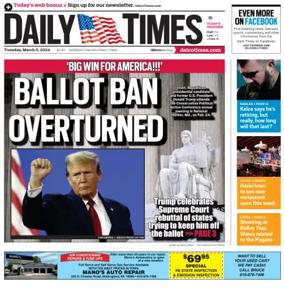Cover of Daily Times (Primos, PA)