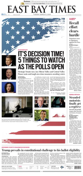 Cover of East Bay Times