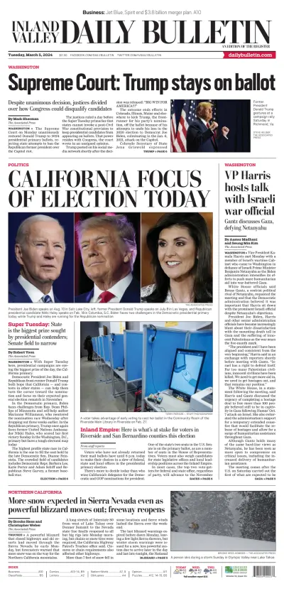 Cover of Inland Valley Daily Bulletin