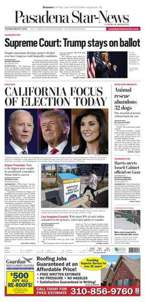 Cover of Pasadena Star-News