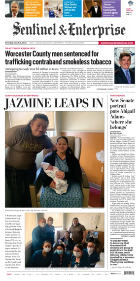 Cover of Sentinel & Enterprise