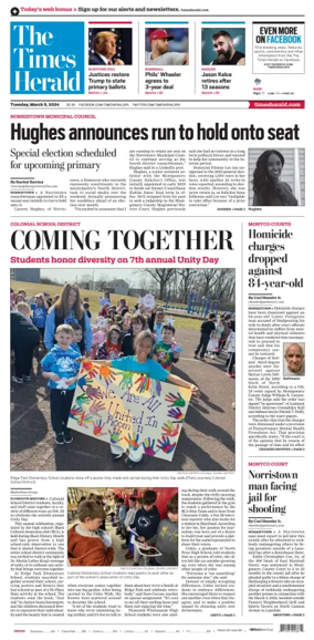 Cover of The Times Herald (Norristown, PA)