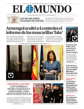 Cover of El Mundo Primera Edición Int