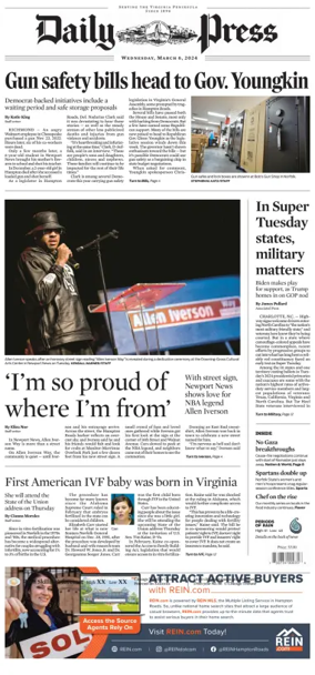 Cover of Daily Press