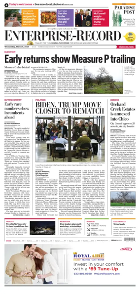 Cover of Enterprise-Record (Chico)