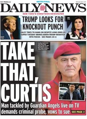 Cover of New York Daily News