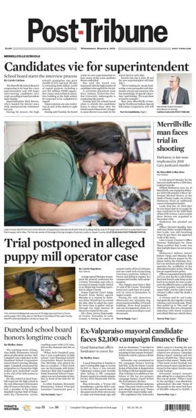 Cover of Post-Tribune