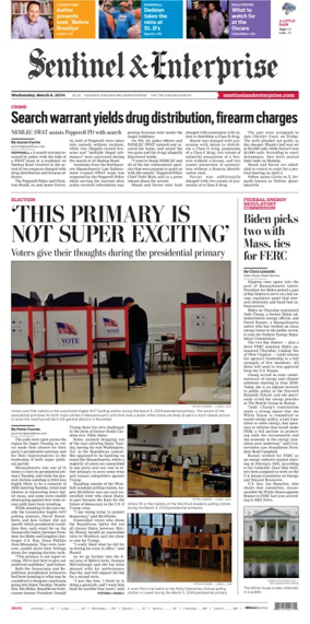 Cover of Sentinel & Enterprise