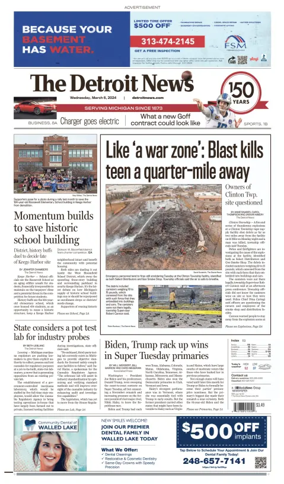 Cover of The Detroit News