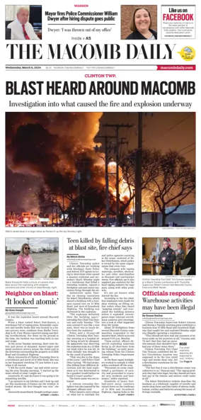 Cover of The Macomb Daily