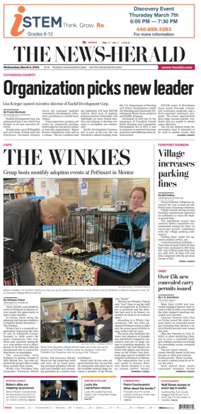 Cover of The News Herald (Willoughby, OH)