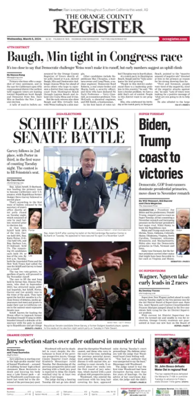 Cover of The Orange County Register