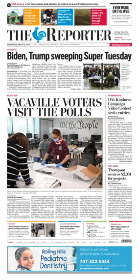 Cover of The Reporter (Vacaville)