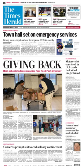 Cover of The Times Herald (Norristown, PA)