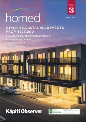 Cover of Homed Kapiti Observer