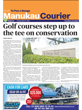 Cover of Manukau Courier