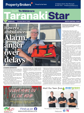 Cover of South Taranaki Star