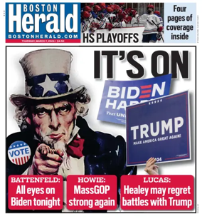 Cover of Boston Herald