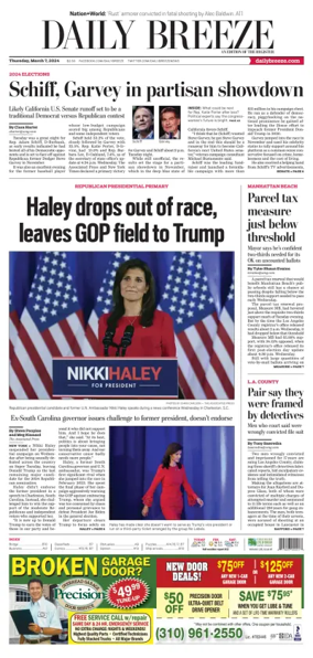 Cover of Daily Breeze (Torrance)