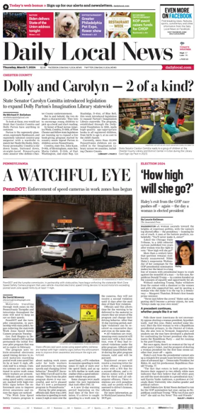 Cover of Daily Local News (West Chester, PA)