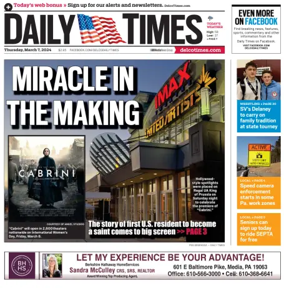 Cover of Daily Times (Primos, PA)