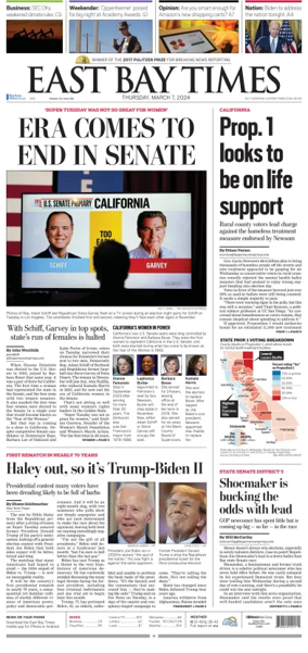 Cover of East Bay Times