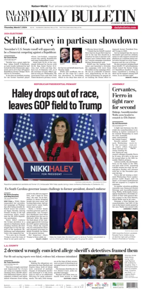 Cover of Inland Valley Daily Bulletin