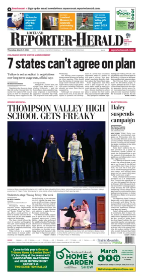 Cover of Loveland Reporter-Herald