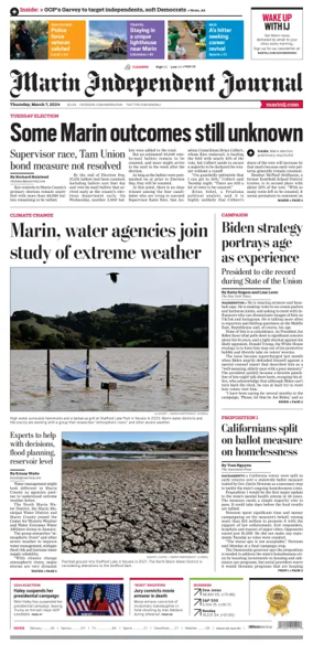 Cover of Marin Independent Journal