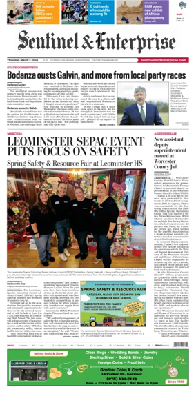 Cover of Sentinel & Enterprise