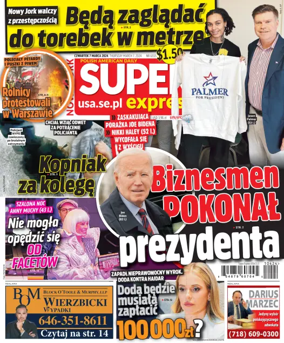 Cover of Super Express Nowy Jork