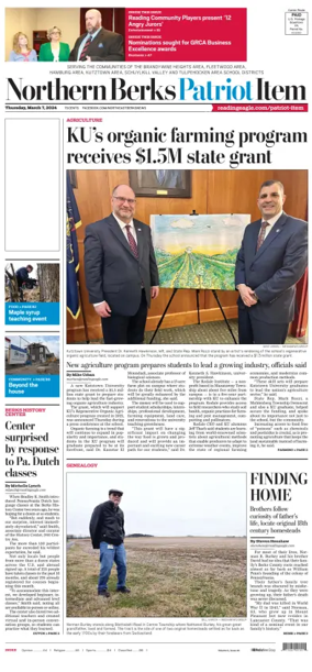 Cover of The Kutztown Area Patriot