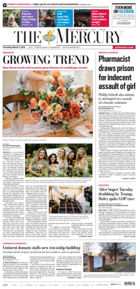 Cover of The Mercury (Pottstown, PA)