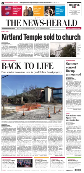 Cover of The News Herald (Willoughby, OH)