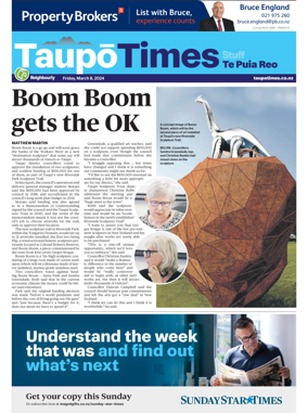 Cover of Taupo Times