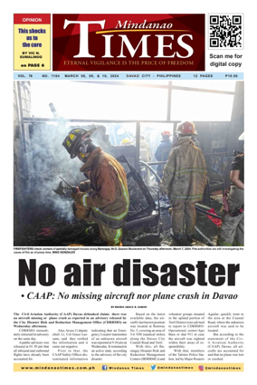 Cover of Mindanao Times