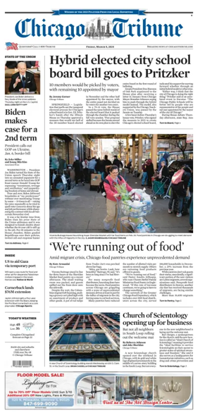 Cover of Chicago Tribune