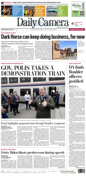 Cover of Daily Camera (Boulder)