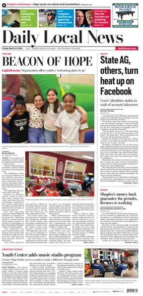 Cover of Daily Local News (West Chester, PA)