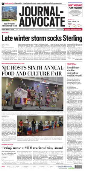 Cover of Journal-Advocate (Sterling)