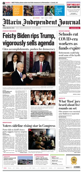 Cover of Marin Independent Journal