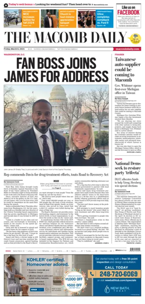 Cover of The Macomb Daily