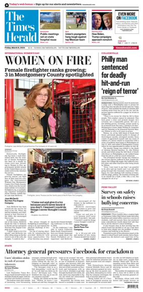 Cover of The Times Herald (Norristown, PA)