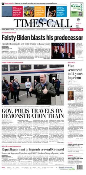 Cover of Times-Call (Longmont)