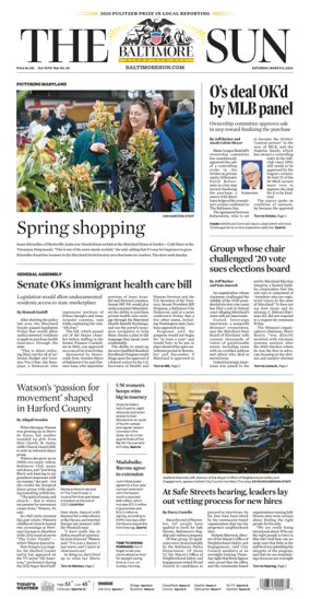 Cover of Baltimore Sun