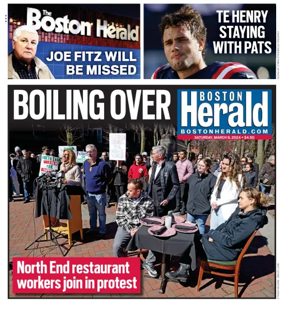 Cover of Boston Herald