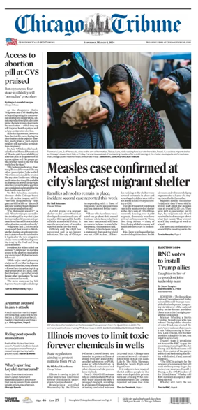 Cover of Chicago Tribune