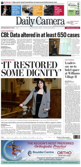 Cover of Daily Camera (Boulder)