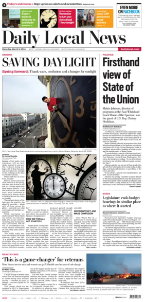 Cover of Daily Local News (West Chester, PA)