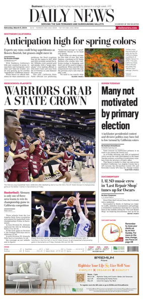 Cover of Daily News (Los Angeles)